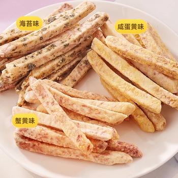 比比赞（BIBIZAN）芋头条混合口味280g网红蔬果干脆薯条办公室休闲零食品 /休闲食品 /膨化食品 /薯片 商品图0
