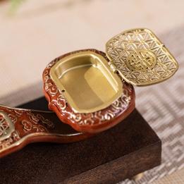 朱炳仁铜 福禄如意(小)    朱炳仁铜福寿如意（套装）    朱炳仁铜 事事如意2024 商品图1