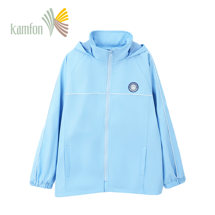 【珠海电台】容闳公学/高中/小学/书院/斗门 通用 浅蓝风衣