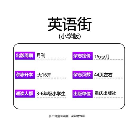 《英语街杂志》 小学版/初中版/高中版  中小学生英语学习双语期刊书籍  全年12期共11本 商品图4