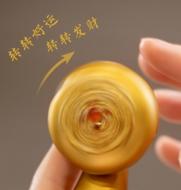 朱炳仁铜旋转如意手把件 商品图2