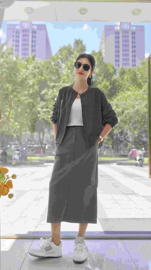 548176时尚休闲款衬衫上衣小衫 商品图3