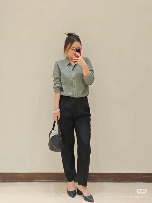 816-3 独家圆正 小禾 早秋薄款 超细棉针织波浪纹系列 套头衫 翻领开衫 商品图6