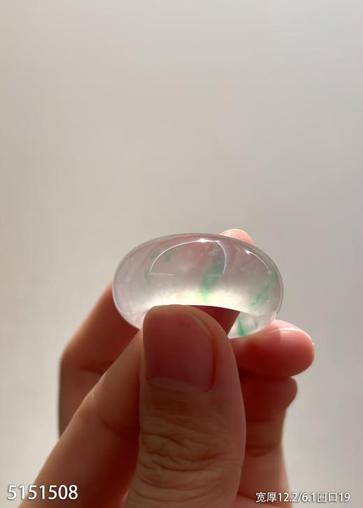 高冰种扳指【5151508】圈口19.0~具体价格微信咨询 商品图0