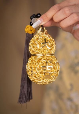 朱炳仁铜12#福禄大吉