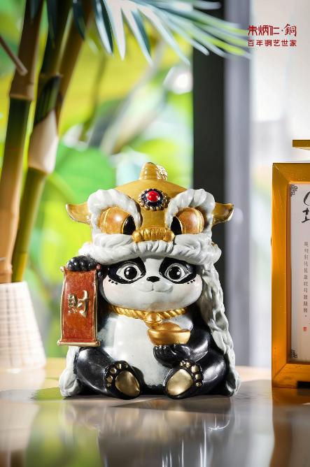 朱炳仁铜胖达如意 商品图0