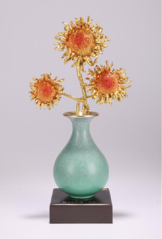 朱炳仁铜 燃烧的向日葵【荣光】【向阳】【映日】 港展特别纪念款【同辉】 商品图1