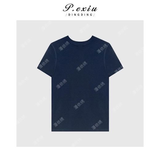 PanYiXiu/潘依绣兰精天丝亲肤柔软细腻百搭圆领短袖T恤 SH0101 商品图1