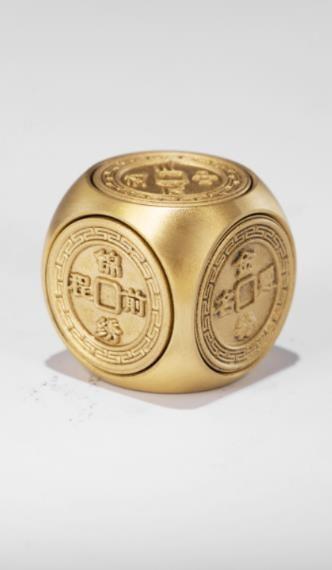 朱炳仁铜六面陀螺 商品图0