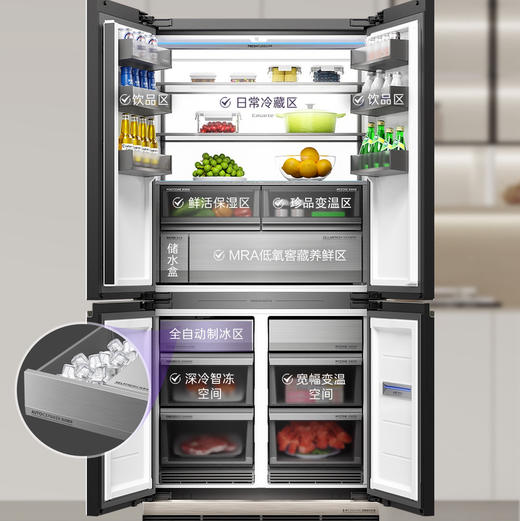 卡萨帝（Casarte）冰箱 BCD-601WGCTDM4DNU1 商品图6