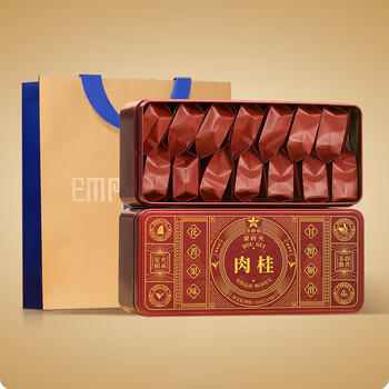 华祥苑肉桂茶叶武夷山岩茶中足火铁盒装乌龙茶 精品口粮茶116g /水饮冲调 /茗茶 /乌龙茶 商品图0