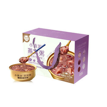 燕之屋小燕浓 即食鲜炖燕窝粥 早餐营养速食杂粮粥 厚芋泥牛乳200g*6碗 /粮油调味 /方便食品 /速食粥 商品图6
