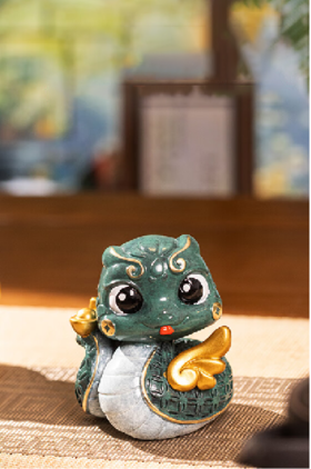 朱炳仁铜灵蛇定钱坤