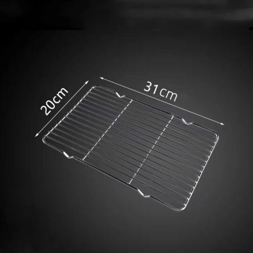【20*31cm】不锈钢有脚凉网 烘焙晾网烤网蛋糕网沥水沥油网 烘焙工具 商品图1