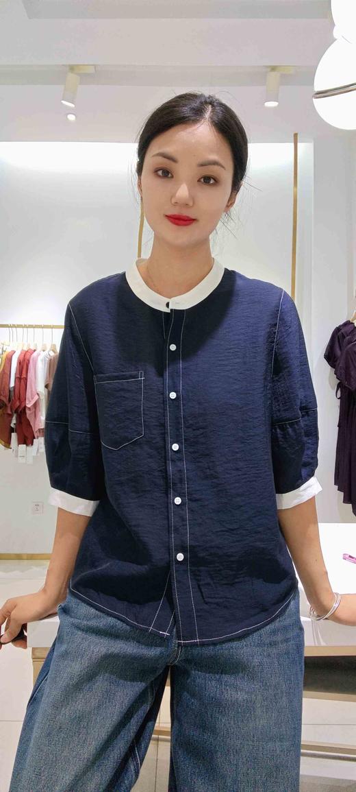 53H170时尚撞色款小衫 商品图1