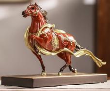 朱炳仁铜马上功成 商品图2