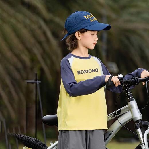 【加入购物车2件39.9元】贝叮熊锦氨棉宣纸类工艺撞色款打底衫【9月“羊毛服装】 商品图3