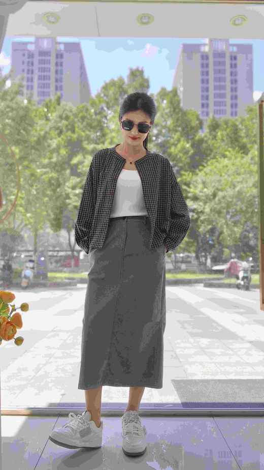 548176时尚休闲款衬衫上衣小衫 商品图4