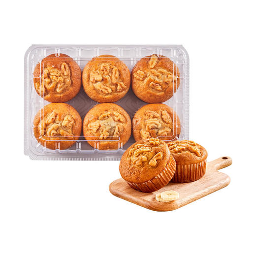 MM 山姆 Member's Mark 香蕉核桃麦芬 6件装 商品图4