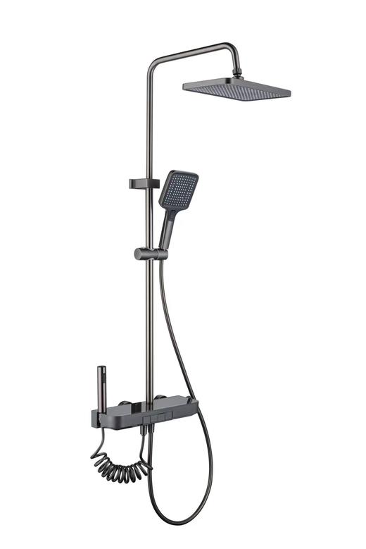 6048凯恩花洒-枪灰 商品图0