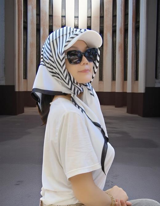 优品堂『花魁方巾100%桑蚕丝90×90方巾 商品图7