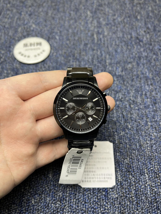 原单阿玛尼Ar2453 黑武士男士腕表
机芯：原装进口石英机芯 商品图0