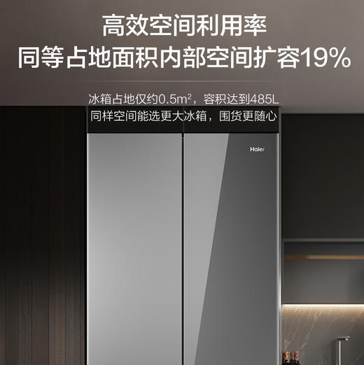 海尔（Haier）冰箱 BCD-485WGHFDB9GSU1 商品图7
