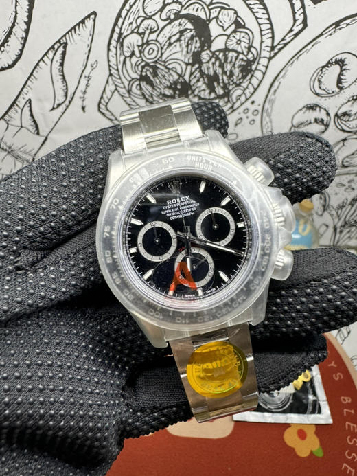 VS4131黑熊猫现货供应☑️☑️
VS4131迪通拿熊猫迪黑熊猫正式来啦。您还在困扰买到的针轴凹陷，变形？细节不对版？那请选择VS迪通拿。可以自己用放大镜看的版本，不被忽悠➕正品原版开模细节爆棚❕❕ 商品图2