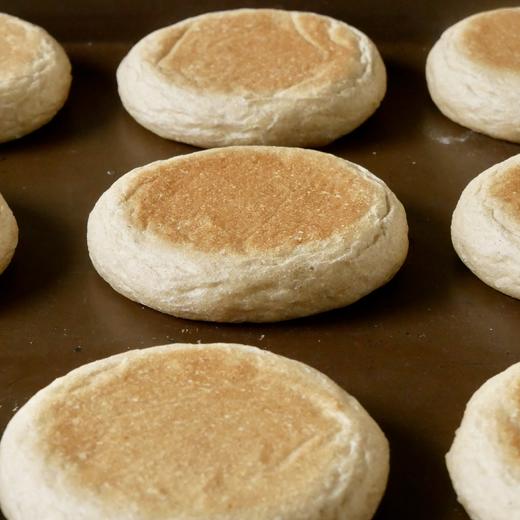 全麦麦芬面包10个装｜7天内发货｜分享收获烘焙工作室&您的健康主食选择 Whole wheat McFen bread 商品图2