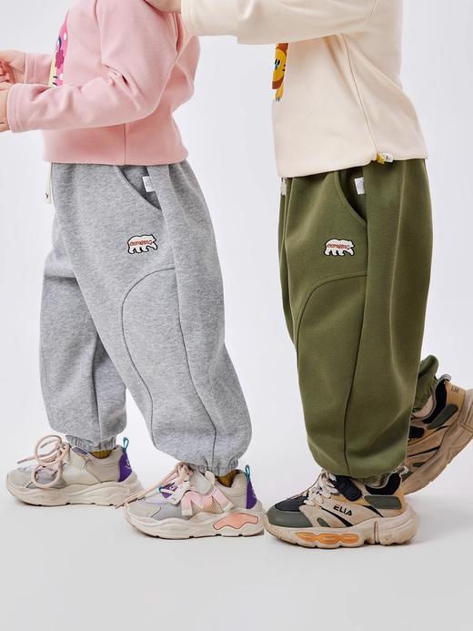 嘟嘟家儿童裤子系带秋季男童休闲裤秋装女童束脚裤宝宝运动裤童装 商品图4