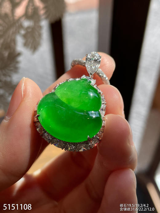 玻璃种黄阳色系葫芦吊坠【5151108】具体价格微信咨询 商品图5