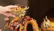 朱炳仁铜龙御天下之龙运亨通 商品图1