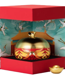 朱炳仁铜平安纳财套装