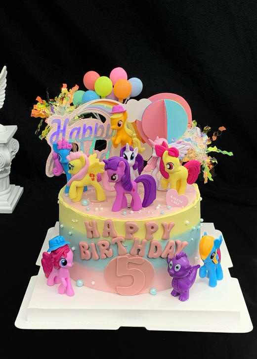 小马宝莉女孩周岁蛋糕 商品图0