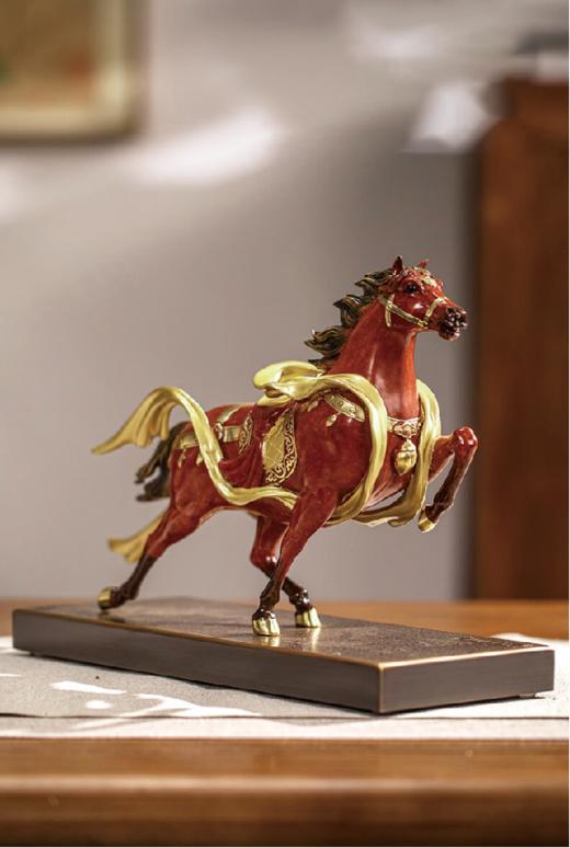 朱炳仁铜马上功成 商品图0