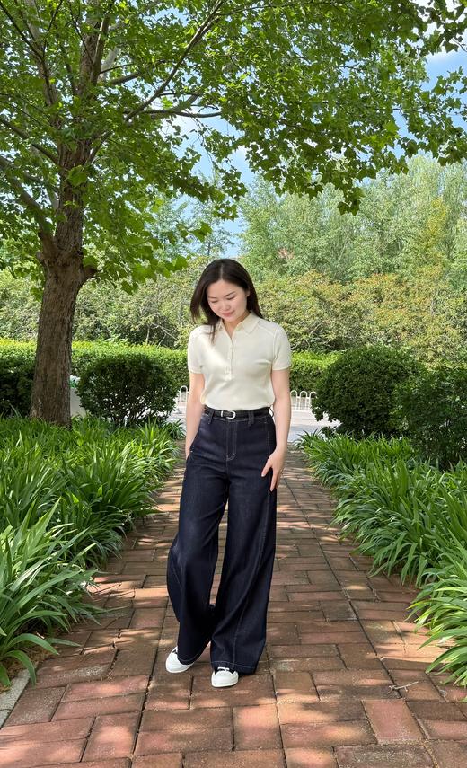 【珀光】丝毛POLO领上衣 商品图13