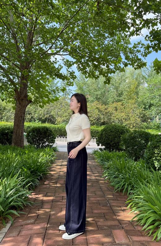 【珀光】丝毛POLO领上衣 商品图12