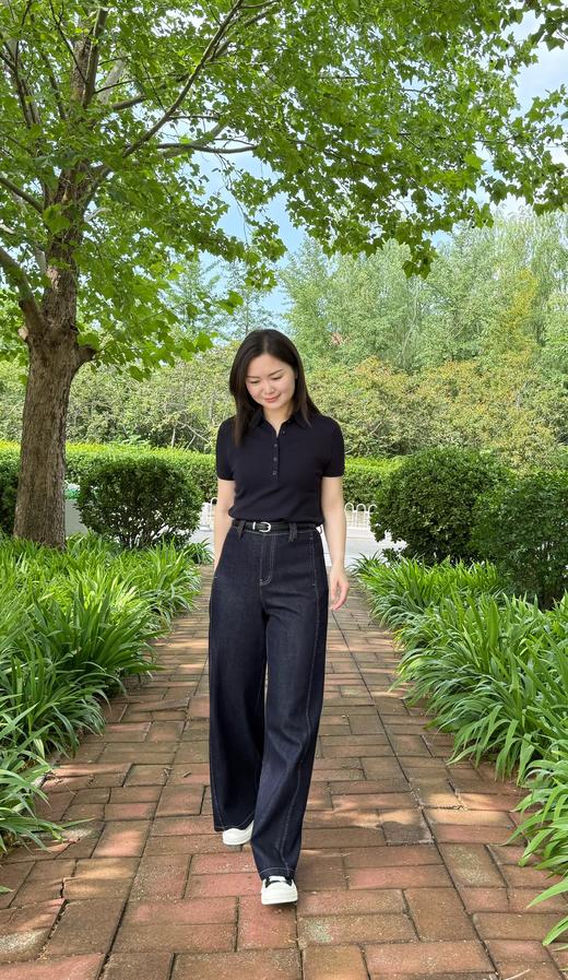 【珀光】丝毛POLO领上衣 商品图9