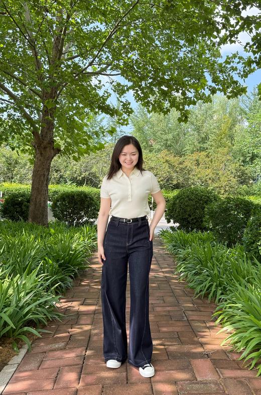 【珀光】丝毛POLO领上衣 商品图11