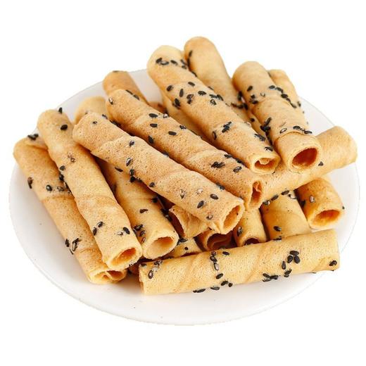 舌尖上的美味【9.9抢48支❗老上海芝麻蛋卷】舌尖上的美味，传统工艺匠心制作，老上海风味，老上海芝麻鸡蛋卷手工香酥脆饼干传统糕点早餐下午茶零食L 商品图4