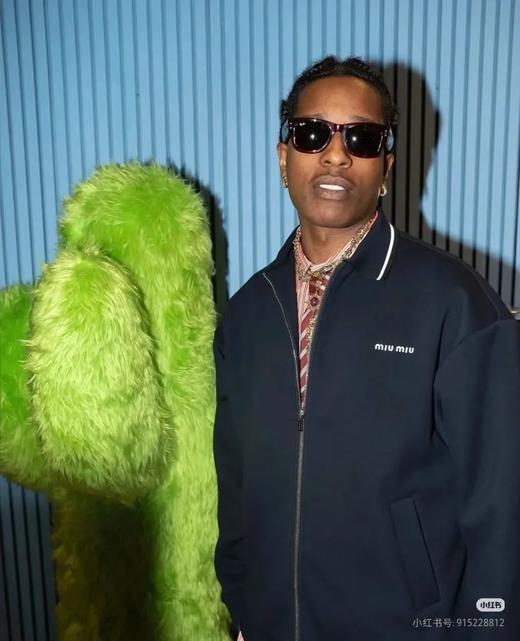 缪系高奢|老干部风珠地棒球服夹克刺绣针织翻领外套 商品图4