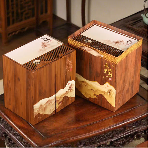 赠送手提袋【高端豪华好礼！荟萃六大茗茶】茶叶礼盒装送礼小罐红茶金骏眉正山小种普洱茶茉莉花茶伴手礼自己喝。ra 商品图2