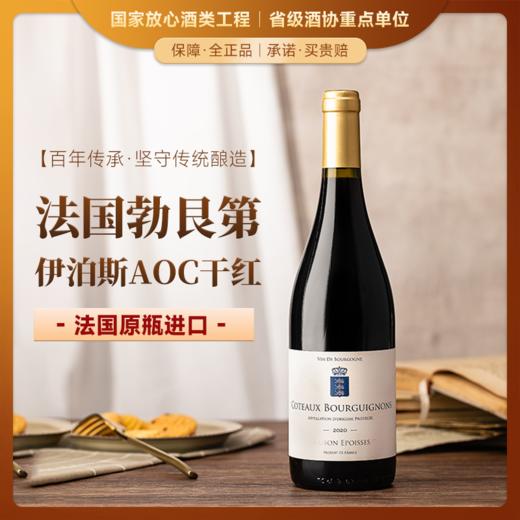【延续百年的酿造世家】法国伊泊斯勃艮第干红葡萄酒  13%vol 商品图0