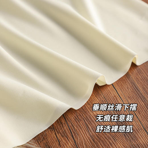 雀说蕾丝性感粉底液吊带小背心女遮肚带胸垫白色内衣外穿内搭上衣ALSL968 商品图3