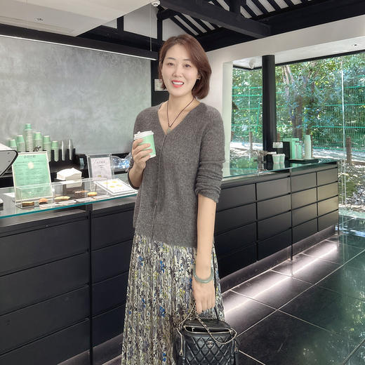 火桐hooton 万木峥嵘 醋酸百褶半裙20306025 商品图3