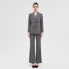 IWY/气质英伦风西装套装女秋冬新款灰色总裁上班职业装阔腿裤C14213+P34213 商品缩略图2