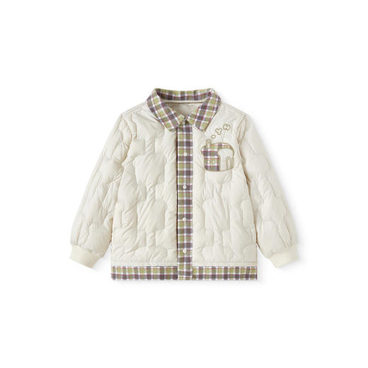 【商场同款】英氏儿童羽绒服秋冬保暖防寒男童羽绒服三防外套新款超韧绒 商品图4