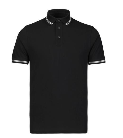 【超惠秒】Emporio Armani 男士全棉刺绣领标logo休闲短袖Polo T恤12385 商品图0