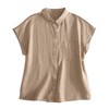 GYH 7361短袖衬衫休闲翻领上衣开衫衬衣 商品缩略图4