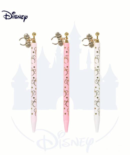 日本东京迪士尼发箍系列米妮发箍坠饰黑色原子笔 商品图0